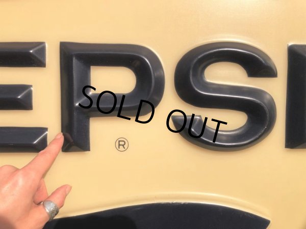 画像22: Vintage Pepsi Cola Advertising Store Display Embossed Plastic Lighted Sign Huge!  (B860) (22)