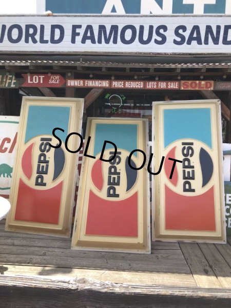 画像8: Vintage Pepsi Cola Advertising Store Display Embossed Plastic Lighted Sign Huge!  (B860) (8)