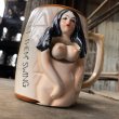 画像1: 60s Vintage Nude Naked Girl Nodder Ceramic Mug -Let Them Swing- (B862) (1)
