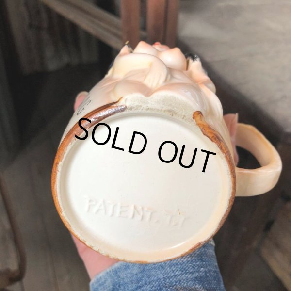 画像12: 60s Vintage Nude Naked Girl Nodder Ceramic Mug -Let Them Swing- (B862) (12)
