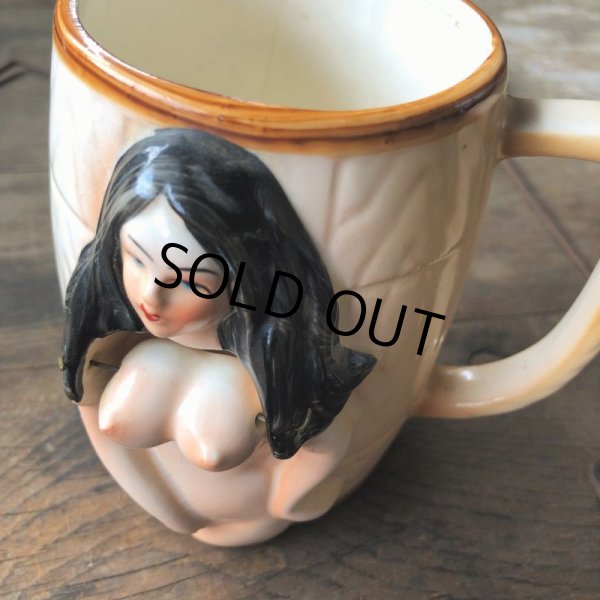 画像10: 60s Vintage Nude Naked Girl Nodder Ceramic Mug -Let Them Swing- (B862) (10)