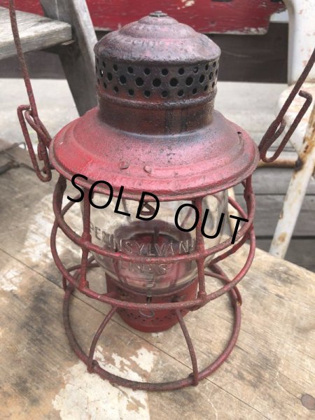 画像6: Vintage Pennsylvania Lines ADLAKE Railroad Lantern (B865) (6)