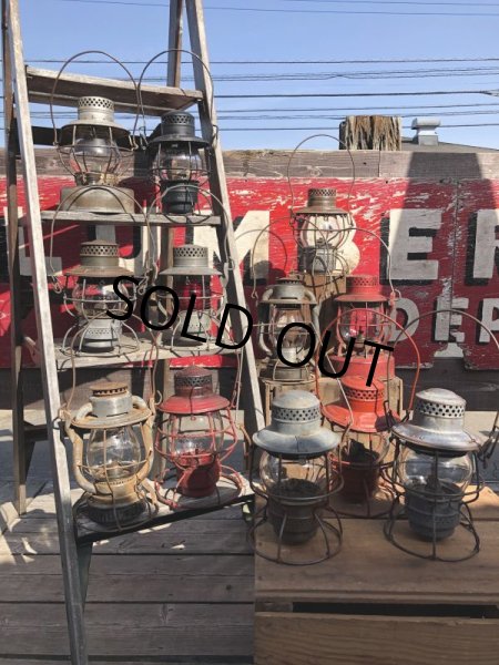画像14: Vintage HANDLAN ST.LOUIS Railroad Lantern (B874) (14)