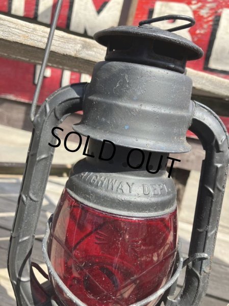 画像3: Vintage Dietz Little Wizard Ohio Highway Dept Hurricane Lantern (B888) (3)