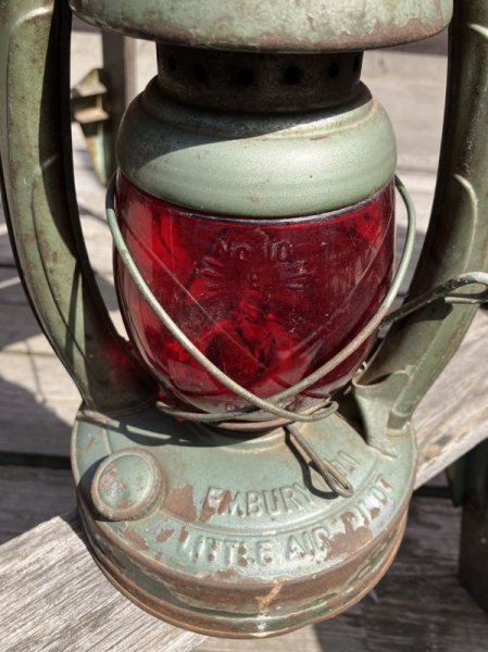 画像13: Vintage EMBURY No.1 LITTLE AIR PIROT Hurricane Lantern (B886) (13)