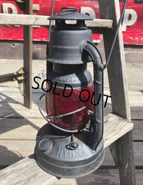 画像7: Vintage Dietz Little Wizard Ohio Highway Dept Hurricane Lantern (B888) (7)