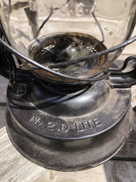 画像4: Vintage Dietz No.2 D-Lite Hurricane Lantern (B880) (4)