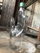 画像5: Vintage Hand Motif Lation Glass Bottle (B895) (5)