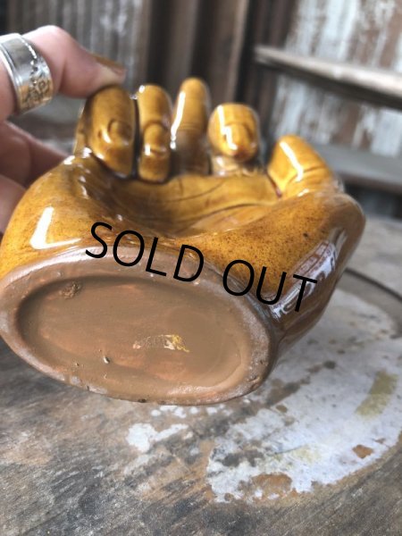 画像7: Vintage Middle Finger Motif The Finger Statue Tray (B894) (7)