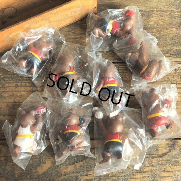 画像17: 70s Vintage Misha Bear PVC Figures Complete SET (B896) (17)