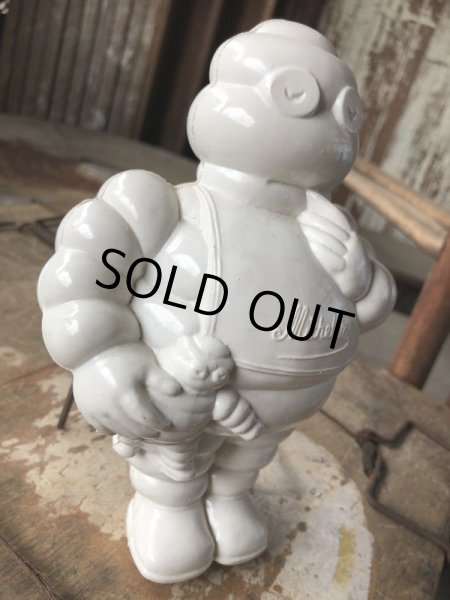 画像8: Vintage Michelin man Bibendum Advertising Vinyl Figure Petitcollin Made in France (B897) (8)