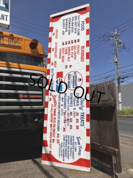 画像12: 【店舗引き取り限定】Vintage CONEY ISLAND Big GEORGE'S DAIRY PALACE Store Sign Huge!! 259cm (B904) (12)