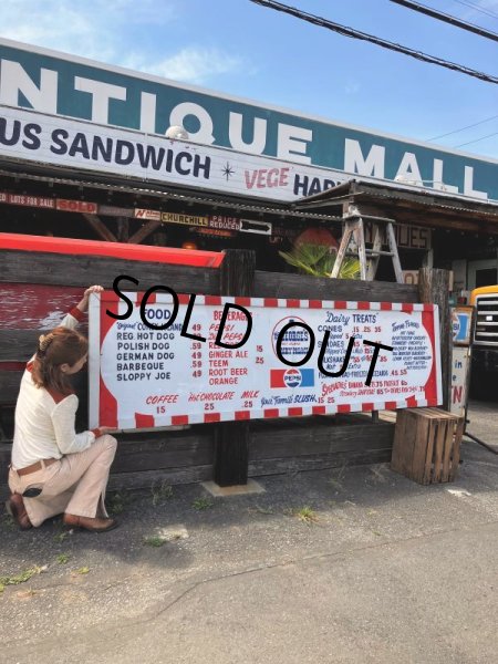 画像3: 【店舗引き取り限定】Vintage CONEY ISLAND Big GEORGE'S DAIRY PALACE Store Sign Huge!! 259cm (B904) (3)