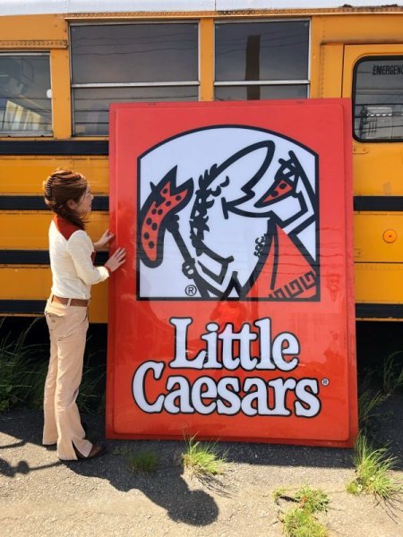 画像15: 【店舗引き取り限定】Vintage Advertising Slice Soda Store Sign Huge ! 184cm (B906) (15)