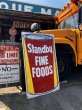 画像3: Hard to Find ! Vintage Advertising STANDBY FINE FOODS Store Display Sign Huge ! (B907) (3)