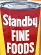 画像6: Hard to Find ! Vintage Advertising STANDBY FINE FOODS Store Display Sign Huge ! (B907) (6)