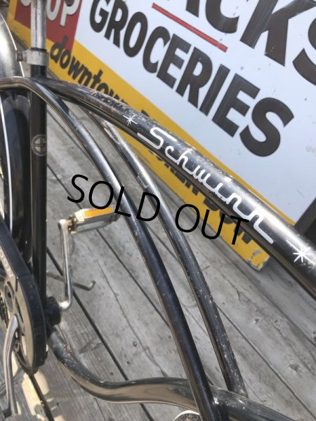 画像12:  【店舗引き取り限定】60s Vintage Schwinn Typhoon Bicycle 26” w /  Head Light (B908) (12)