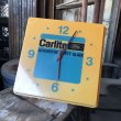 画像1: Vintage Carlite Automotive Safety Glass Ford Lighted Clock Sign (B913) (1)