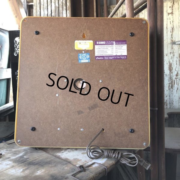 画像6: Vintage Carlite Automotive Safety Glass Ford Lighted Clock Sign (B913) (6)