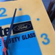 画像2: Vintage Carlite Automotive Safety Glass Ford Lighted Clock Sign (B913) (2)