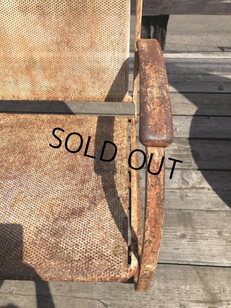 画像9: Vintage U.S.A. Metal Lawn Chair (B919) (9)