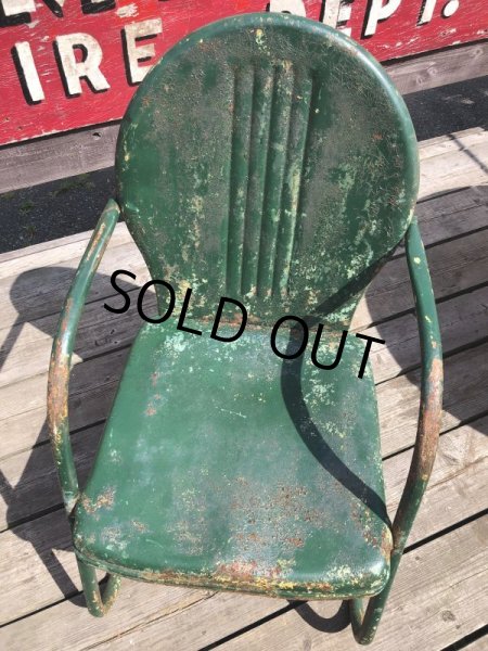 画像8: Vintage U.S.A. Metal Lawn Chair (B915) (8)