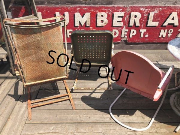 画像16: Vintage U.S.A. Metal Lawn Chair (B918) (16)