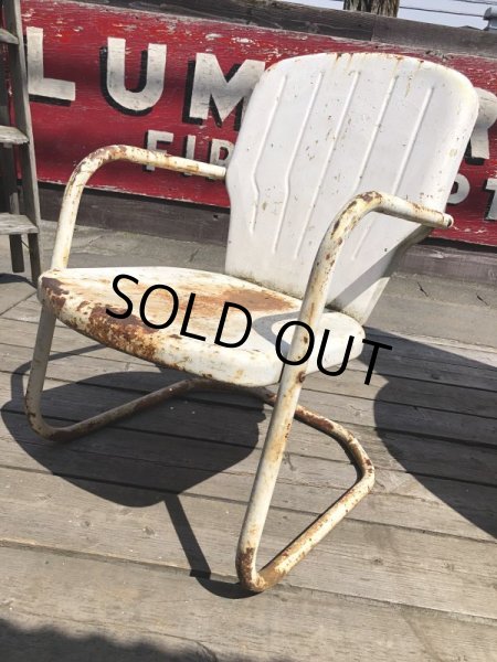 画像8: Vintage U.S.A. Metal Lawn Chair (B921) (8)