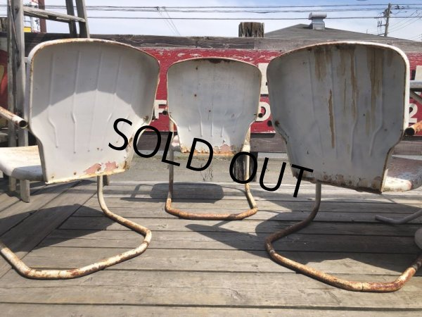 画像20: Vintage U.S.A. Metal Lawn Chair (B921) (20)