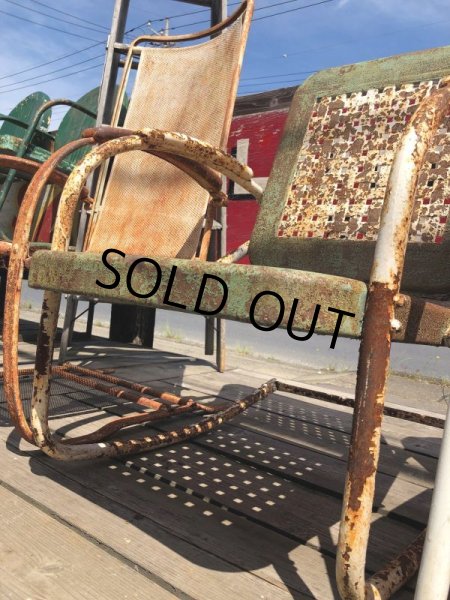 画像19: Vintage U.S.A. Metal Lawn Chair (B918) (19)