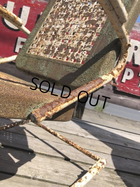 画像11: Vintage U.S.A. Metal Lawn Chair (B918) (11)