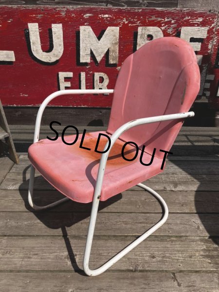 画像2: Vintage U.S.A. Metal Lawn Chair (B917) (2)