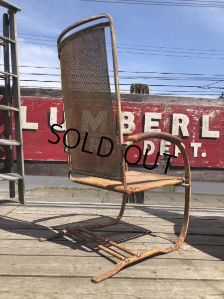 画像4: Vintage U.S.A. Metal Lawn Chair (B919) (4)