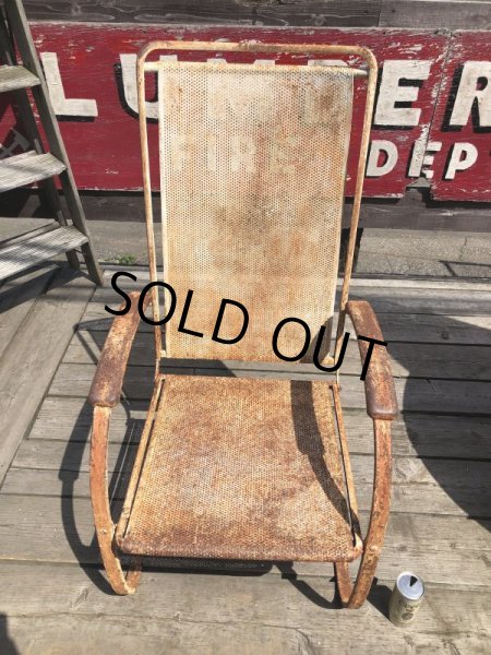 画像2: Vintage U.S.A. Metal Lawn Chair (B919) (2)