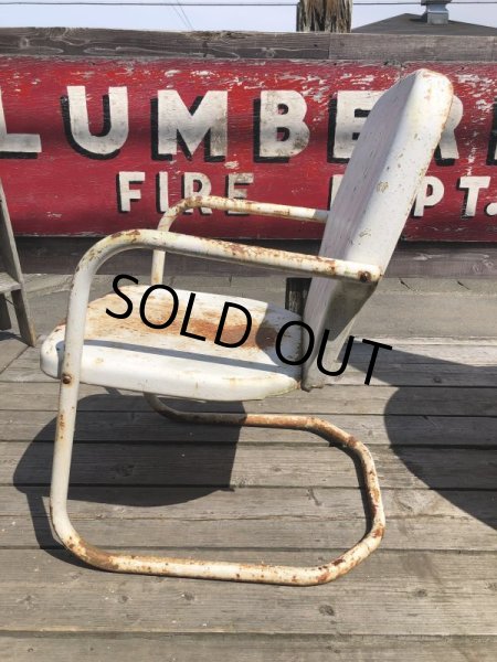 画像7: Vintage U.S.A. Metal Lawn Chair (B921) (7)