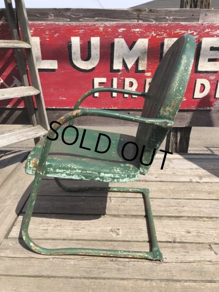 画像3: Vintage U.S.A. Metal Lawn Chair (B915) (3)