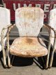 画像14: Vintage U.S.A. Metal Lawn Chair (B920) (14)