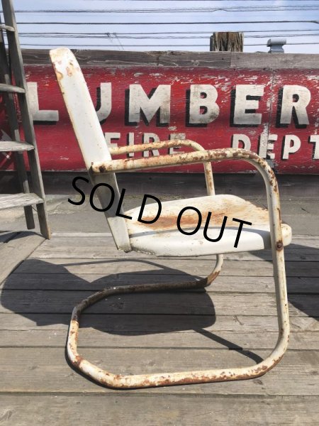 画像4: Vintage U.S.A. Metal Lawn Chair (B921) (4)