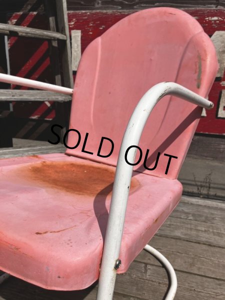 画像13: Vintage U.S.A. Metal Lawn Chair (B917) (13)