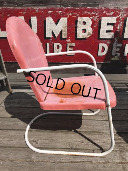 画像6: Vintage U.S.A. Metal Lawn Chair (B917) (6)