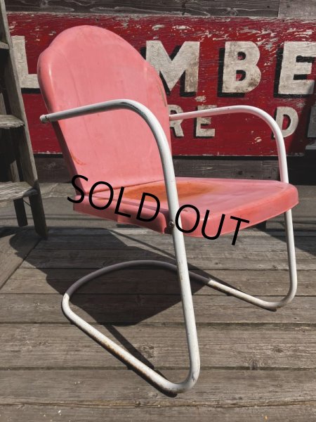 画像7: Vintage U.S.A. Metal Lawn Chair (B917) (7)