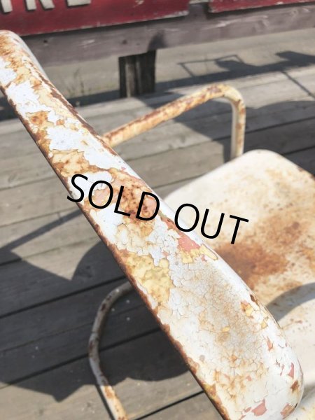 画像13: Vintage U.S.A. Metal Lawn Chair (B921) (13)
