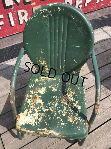 画像8: Vintage U.S.A. Metal Lawn Chair (B916) (8)