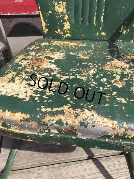 画像12: Vintage U.S.A. Metal Lawn Chair (B916) (12)
