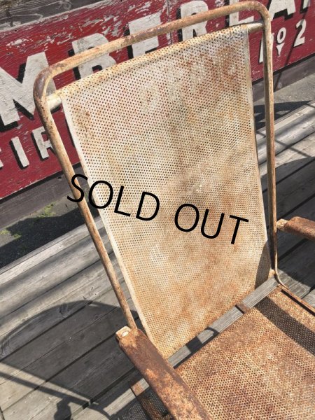 画像8: Vintage U.S.A. Metal Lawn Chair (B919) (8)