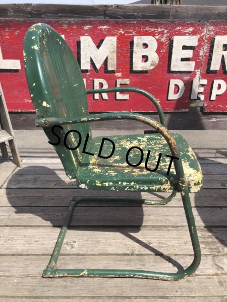 画像6: Vintage U.S.A. Metal Lawn Chair (B916) (6)