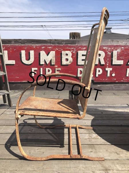 画像7: Vintage U.S.A. Metal Lawn Chair (B919) (7)