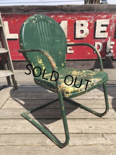 画像7: Vintage U.S.A. Metal Lawn Chair (B916) (7)