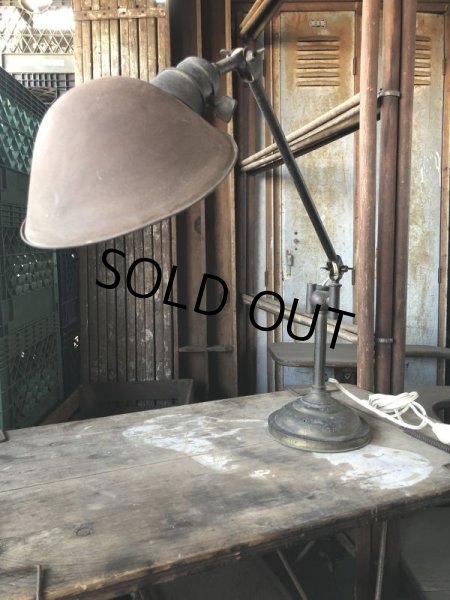 画像12: Vintage Industrial 2-Arm Lamp GE (B923) (12)