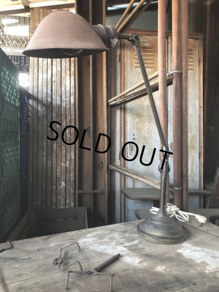 画像13: Vintage Industrial 2-Arm Lamp GE (B923) (13)
